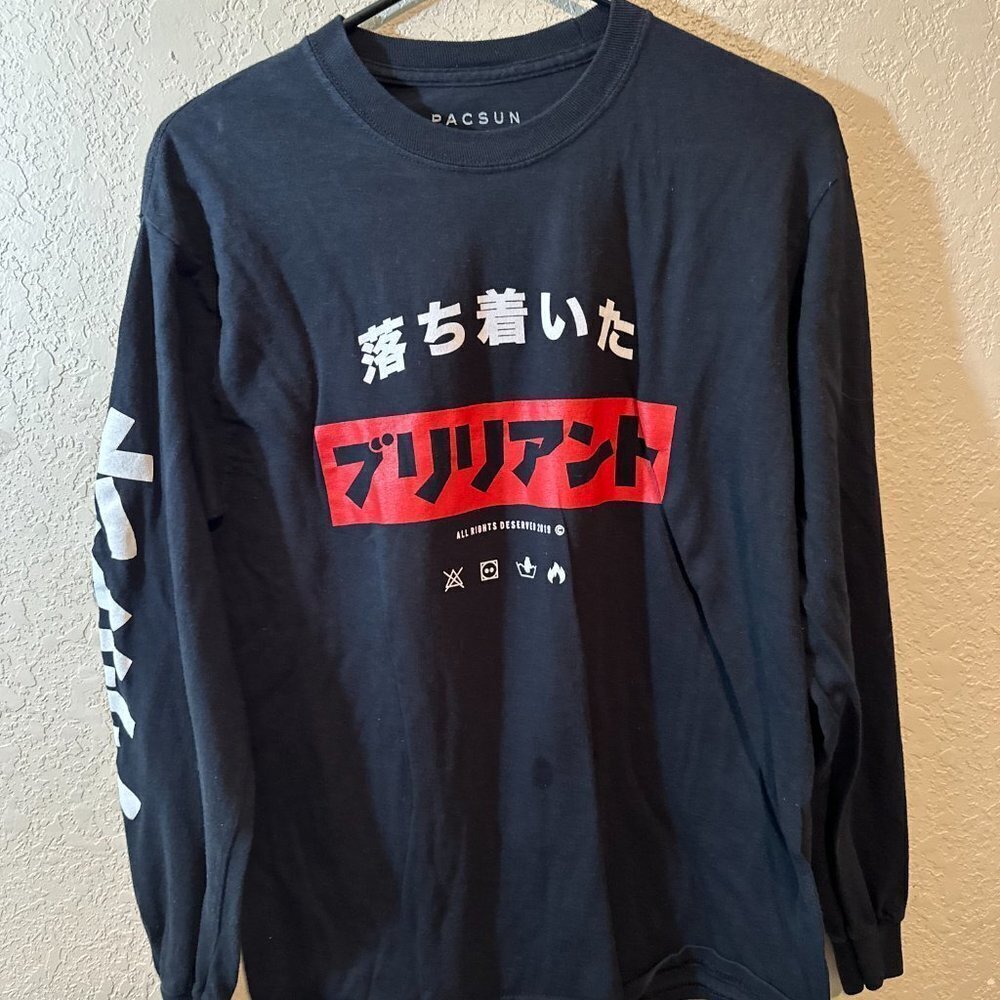 NWOT PacSun Men's Long Sleeve Graphic Tee Shirt
